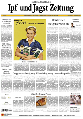 Cover of Ipf- und Jagst-Zeitung