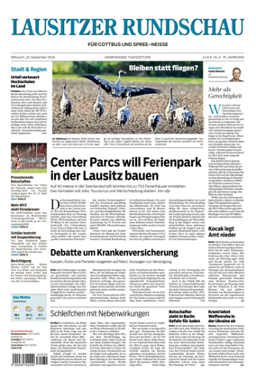 Cover of Lausitzer Rundschau