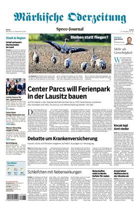Cover of Markische Oderzeitung Erkner
