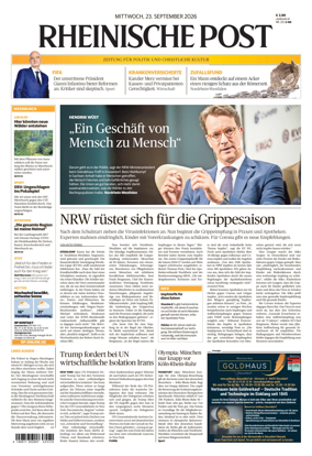 Cover of Rheinische Post Duesseldorf Meerbusch