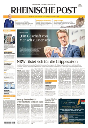 Cover of Rheinische Post – Dusseldorf Stadt