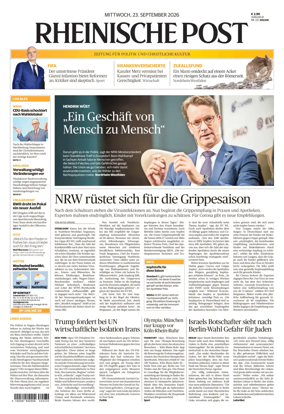Cover of Rheinische Post - Wesel/Dinslaken
