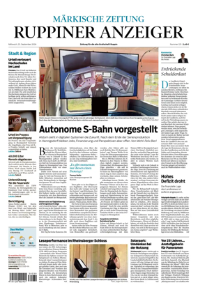 Cover of Ruppiner Anzeiger