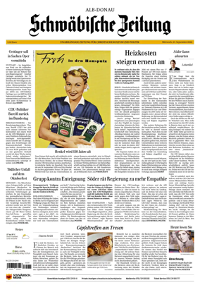 Cover of Schwabische Zeitung (Alb-Donau)