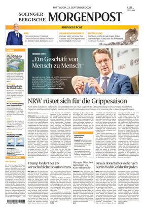 Cover of Solinger Bergische Morgenpost/Remscheid