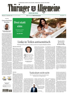 Cover of Thuringer Allgemeine (Apolda)
