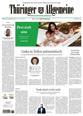 Cover of Thuringer Allgemeine (Muhlhausen und Bad Langensalza)