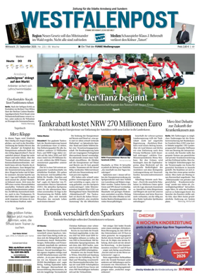 Cover of Westfalenpost (Arnsberg)