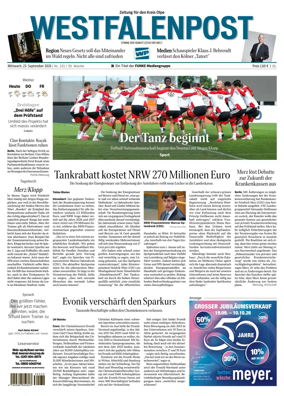 Cover of Westfalenpost (Olpe)