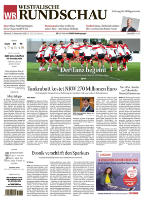 Cover of Westfalische Rundschau (Bad Berleburg Wittgenstein)