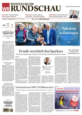 Cover of Westfalische Rundschau (Dortmund-Sud II)