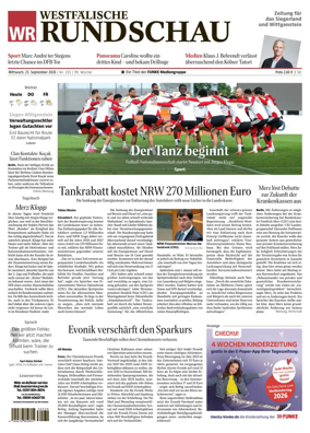 Cover of Westfalische Rundschau (Siegen)