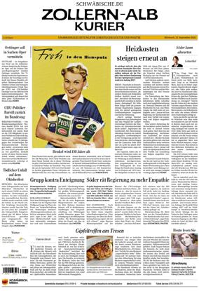 Cover of Zollern-Alb-Kurier (Balingen)