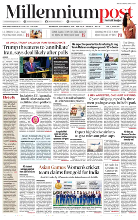 Cover of Millennium Post