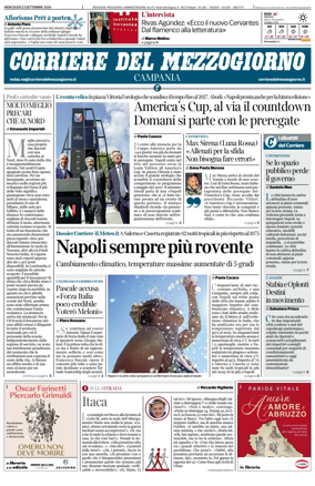 Cover of Corriere del Mezzogiorno (Campania)