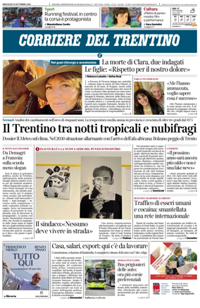 Cover of Corriere del Trentino