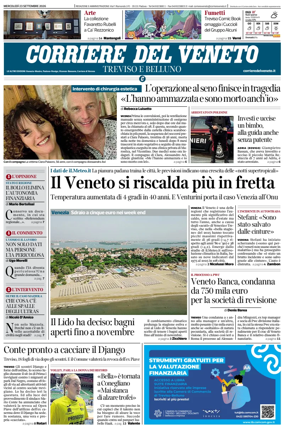 Cover of Corriere del Veneto (Treviso e Belluno)