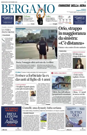 Cover of Corriere della Sera (Bergamo)