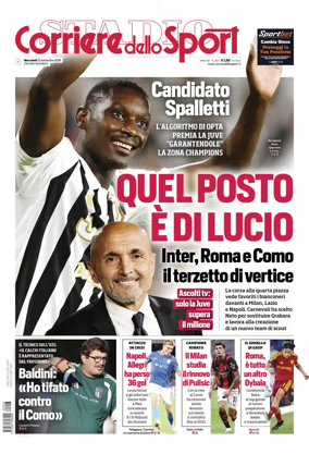 Cover of Corriere dello Sport