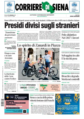 Cover of Corriere di Siena