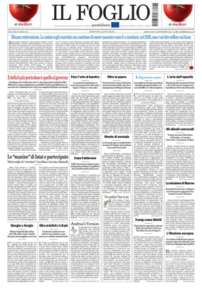 Cover of Il Foglio Quotidiano