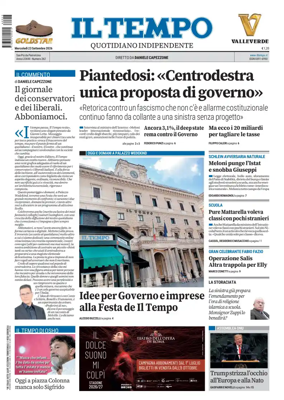 Cover of Il Tempo (Nazionale)