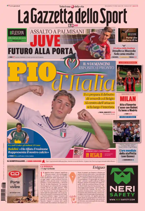 Cover of La Gazzetta dello Sport - Napoli