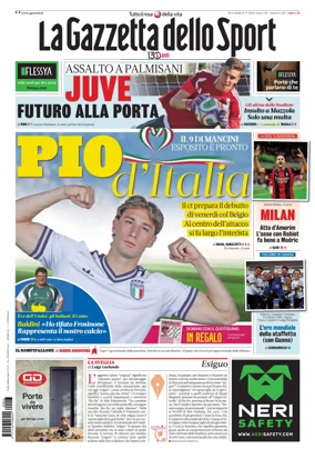 Cover of La Gazzetta dello Sport - Roma