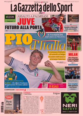 Cover of La Gazzetta dello Sport