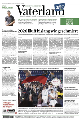 Cover of Liechtensteiner Vaterland