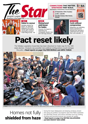 Cover of The Star Malaysia