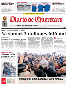 Cover of Diario de Queretaro