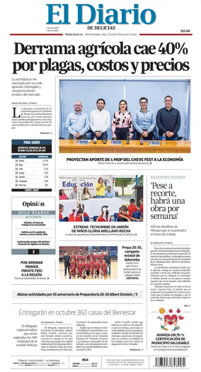 Cover of El Diario de Delicias