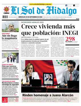 Cover of El Sol de Hidalgo