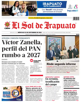 Cover of El Sol de Irapuato