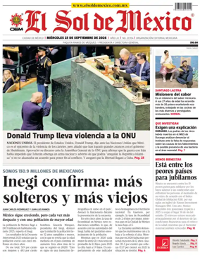Cover of El Sol de Mexico