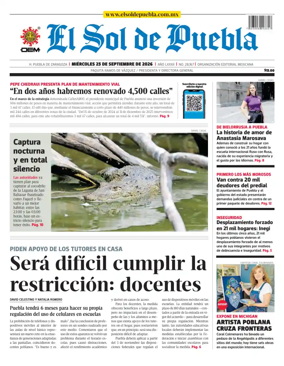Cover of El Sol de Puebla
