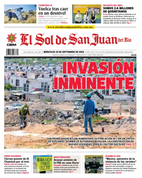 Cover of El Sol de San Juan del Rio