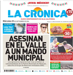 Cover of La Cronica