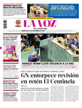 Cover of La Voz de la Frontera