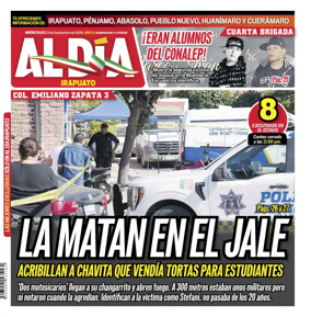 Cover of Periodico Al Dia (Irapuato)