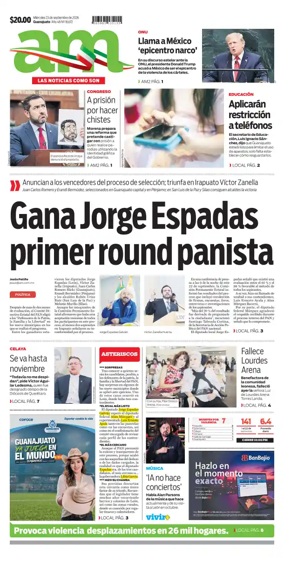 Cover of Periodico AM (Leon)