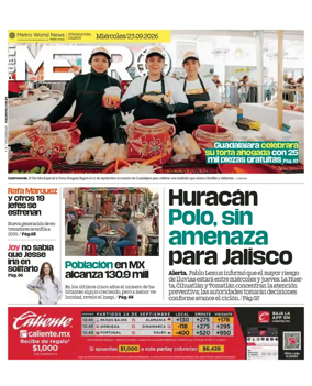 Cover of Publimetro Guadalajara