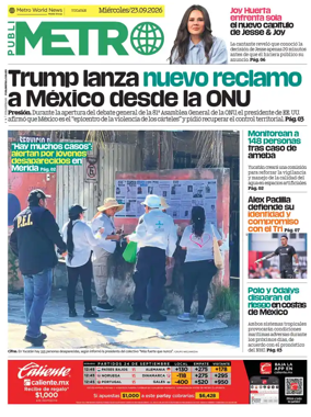 Cover of Publimetro Merida