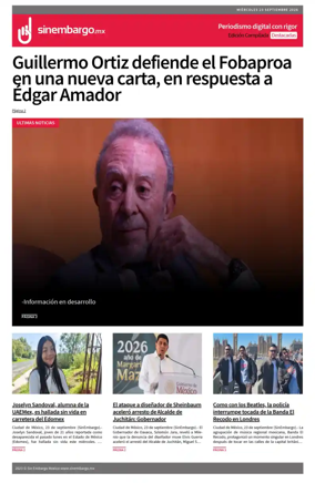 Cover of Sin Embargo destacadas