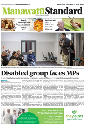Cover of Manawatu Standard