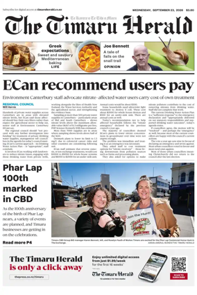 Cover of The Timaru Herald