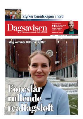 Cover of Dagsavisen