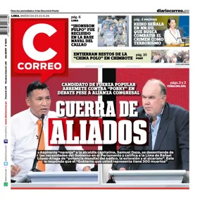 Cover of Diario Correo