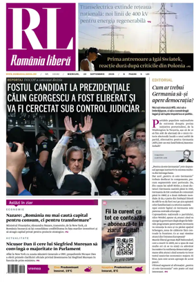 Cover of Romania Libera